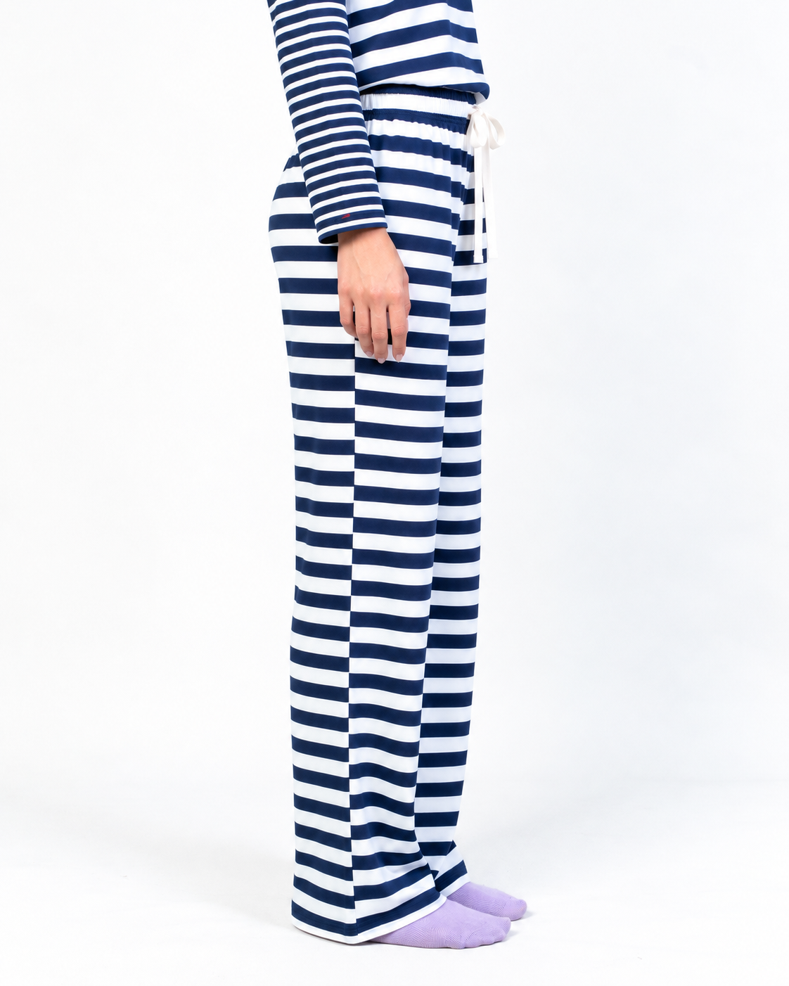 NAUTICAL BREEZE BOTTOM - BLUE AND WHITE
