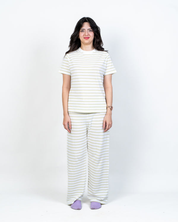 TRIPLE STRIPE CREW CO-ORD SET