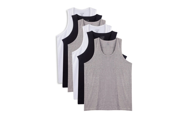 Tank Tops-Multiple Colors  | Pack Of 6