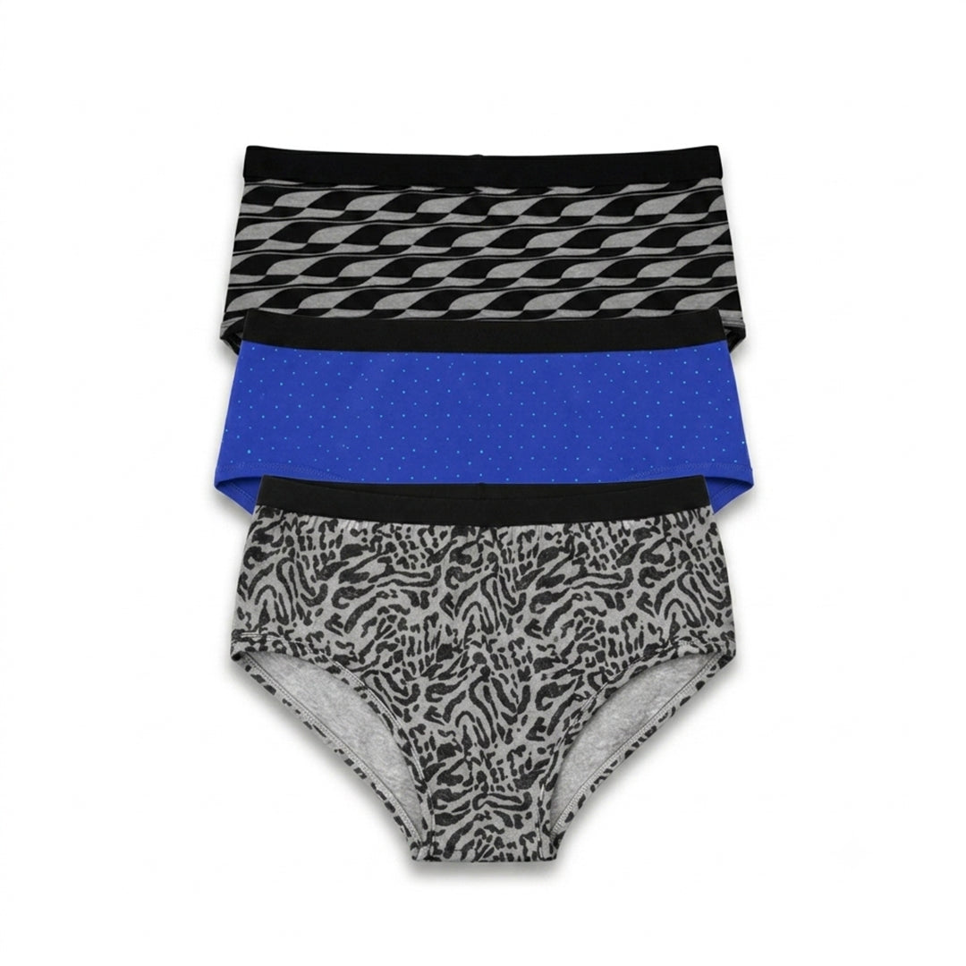 Women’s Basic Brief – Pack of 3 (PRINTED)