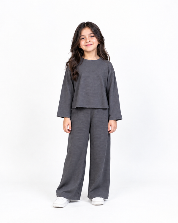 Girls Mummy & Me  Co-ord Set Grey