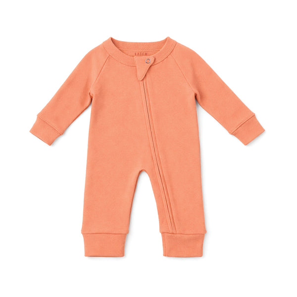 Footless Zippy Romper (CORAL FUSION)