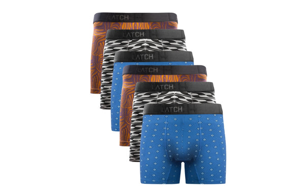 Boxer Briefs-Multiple Colors  | Pack Of 6